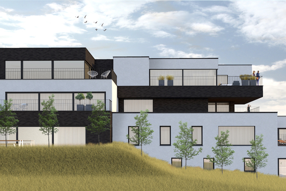  Deze residentie biedt 11 stijlvolle Appartementen met terras en lift in een groene omgeving met ruime privatieve staanplaatsen rond het gebouw. LAATSTE APPARTEMENT!!